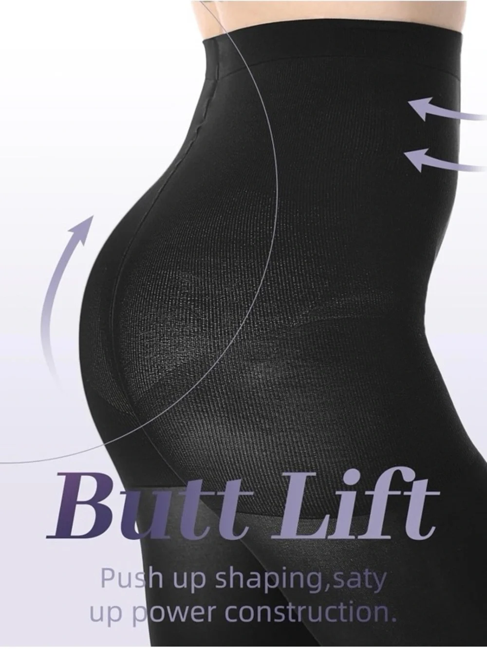 Manzi Black Opaque Tights
